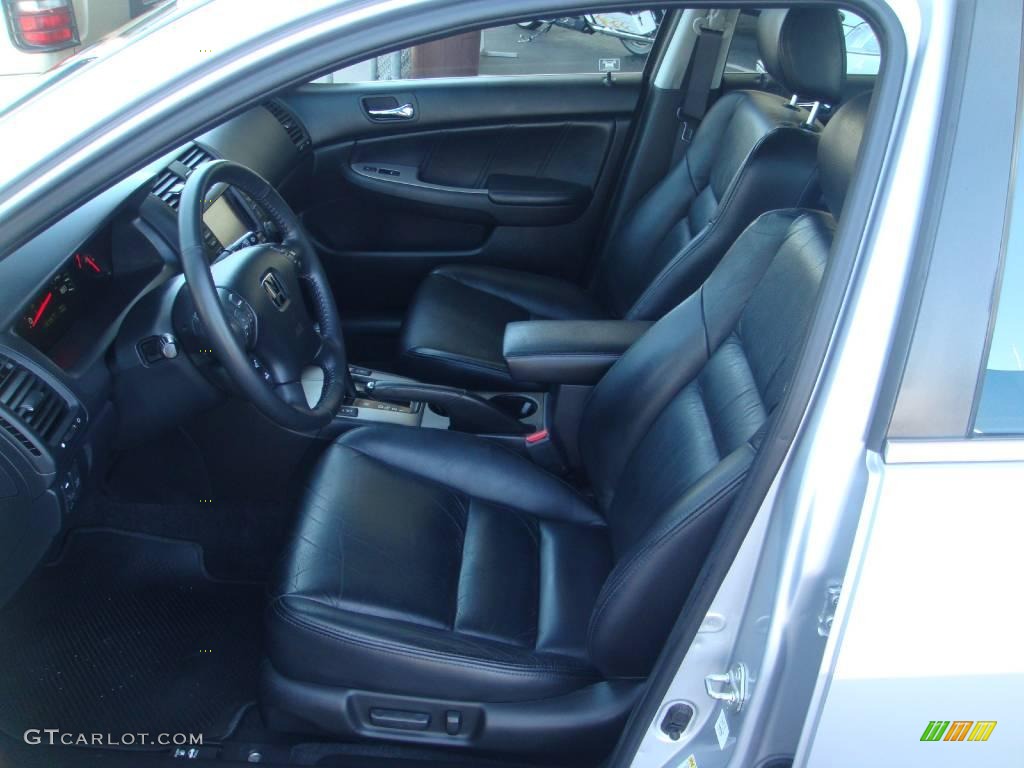 2003 Accord EX V6 Sedan - Satin Silver Metallic / Black photo #13