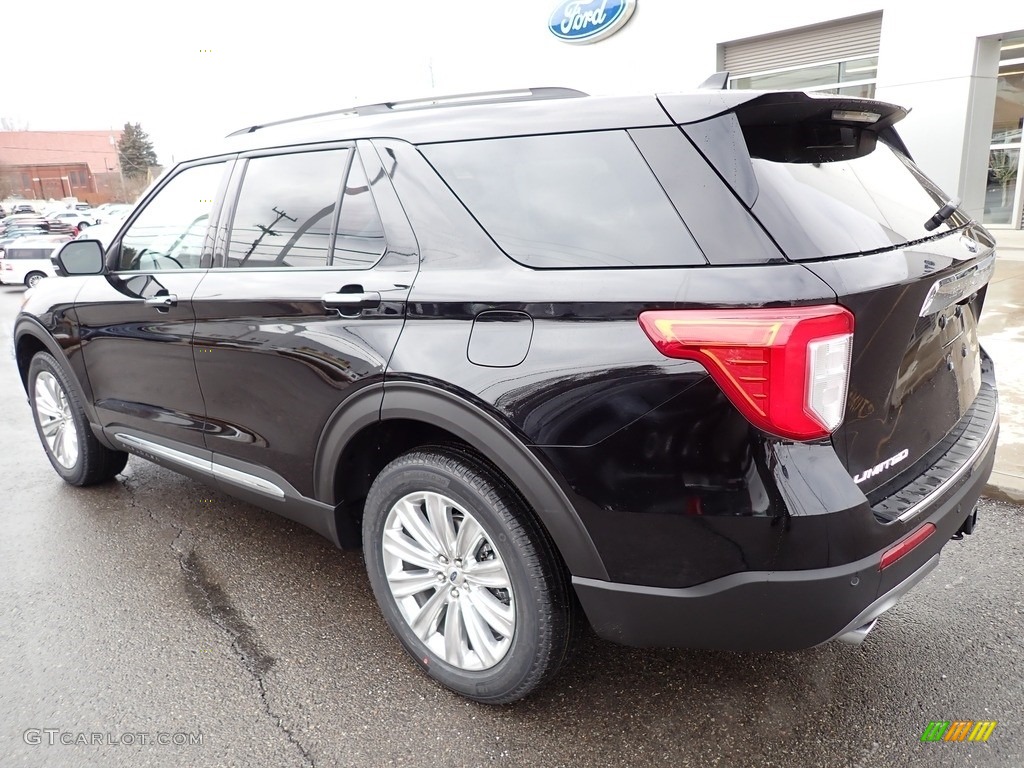 2020 Explorer Limited 4WD - Agate Black Metallic / Ebony photo #3