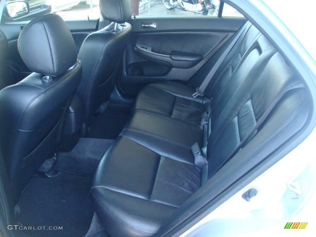 2003 Accord EX V6 Sedan - Satin Silver Metallic / Black photo #15