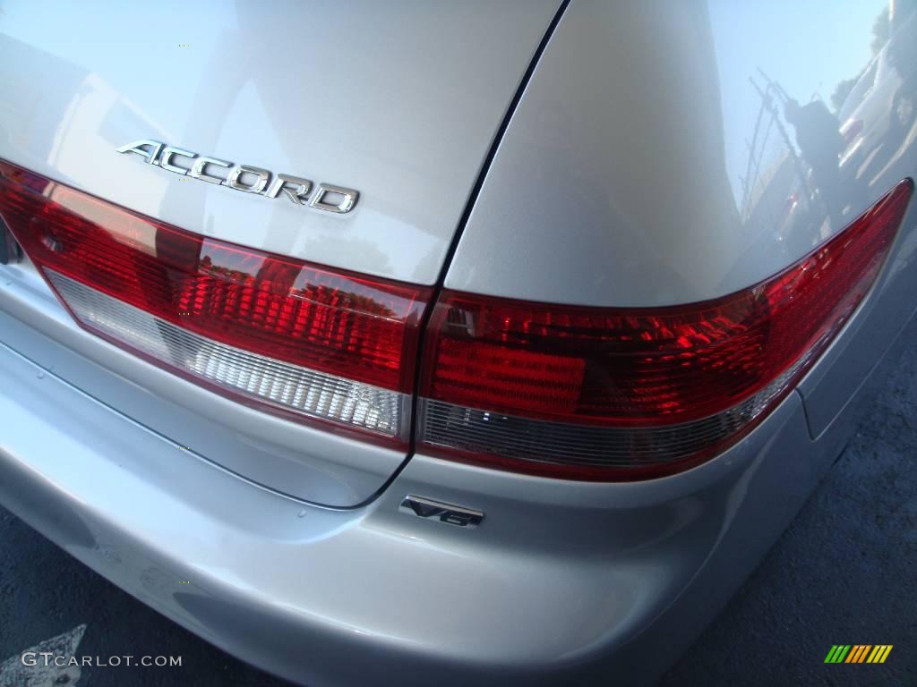 2003 Accord EX V6 Sedan - Satin Silver Metallic / Black photo #17