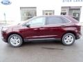 Burgundy Velvet Metallic Tinted - Edge SEL AWD Photo No. 2