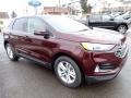 Burgundy Velvet Metallic Tinted 2020 Ford Edge SEL AWD Exterior
