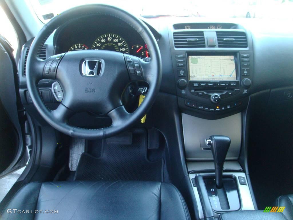 2003 Accord EX V6 Sedan - Satin Silver Metallic / Black photo #23