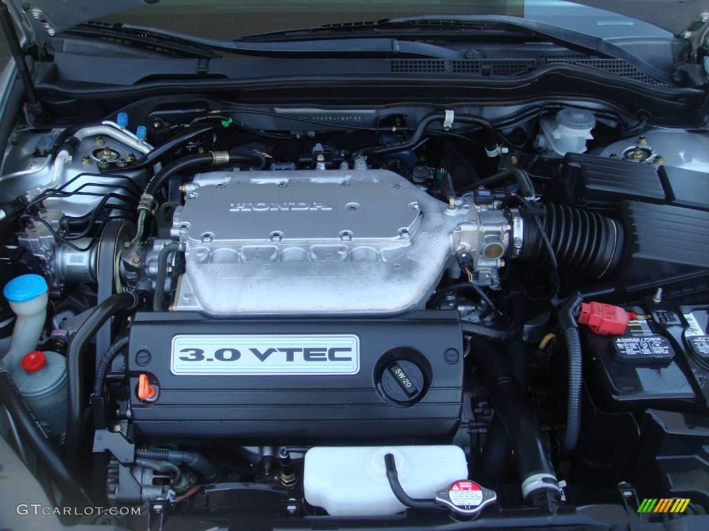 2003 Accord EX V6 Sedan - Satin Silver Metallic / Black photo #27