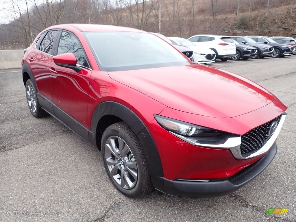 Soul Red Crystal Metallic 2020 Mazda CX-30 Preferred AWD Exterior Photo #137034636