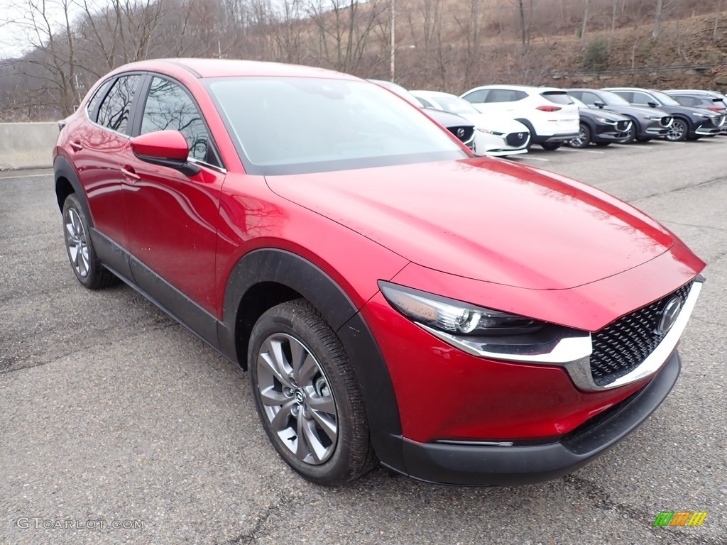 Soul Red Crystal Metallic 2020 Mazda Cx 30 Preferred Awd Exterior Photo