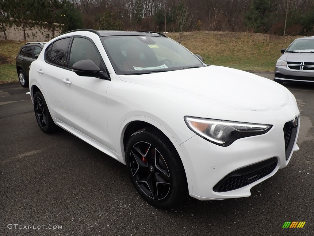 Alfa White 2020 Alfa Romeo Stelvio TI Sport AWD Exterior Photo #137035002