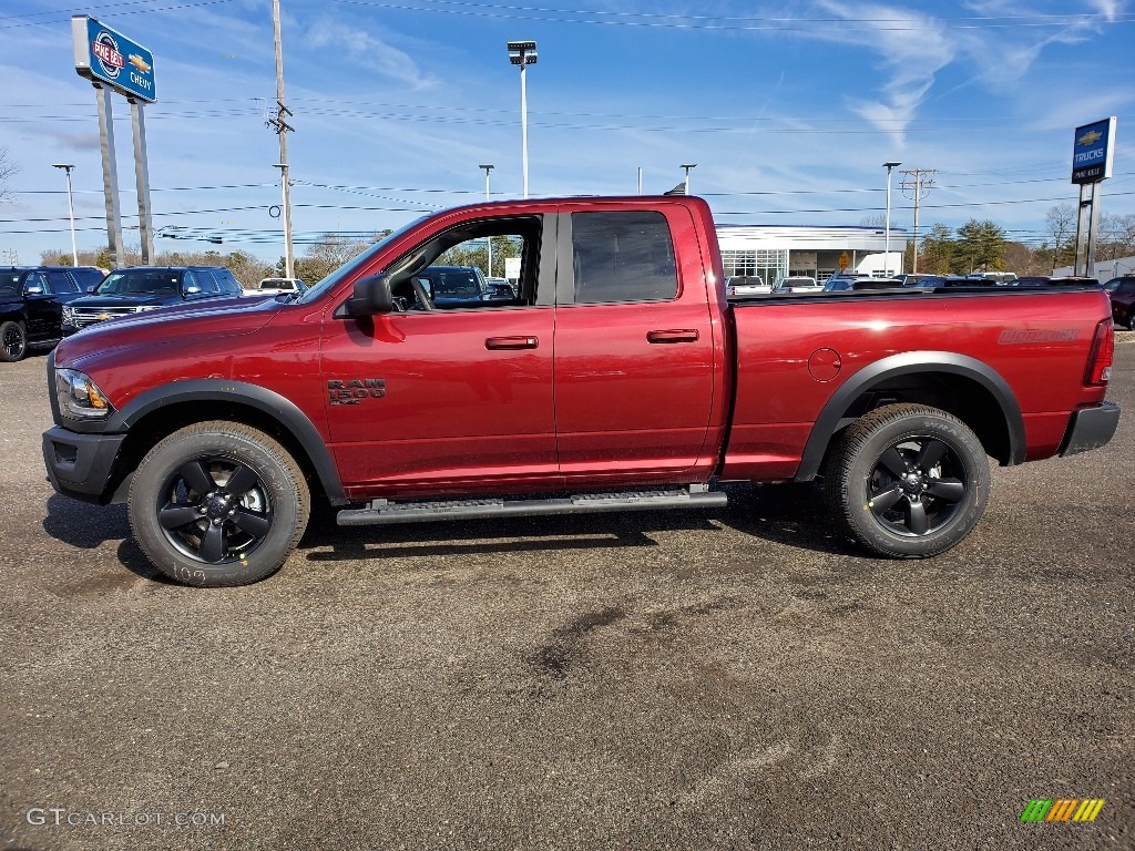 2019 1500 Classic Warlock Quad Cab 4x4 - Delmonico Red Pearl / Black photo #3