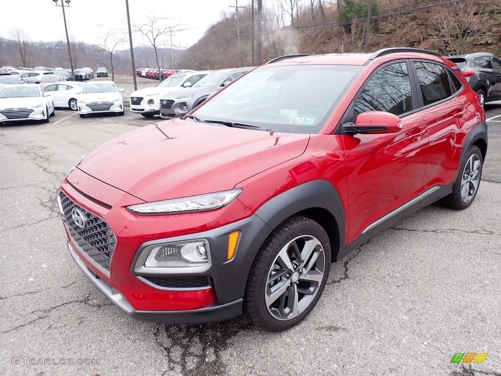 Pulse Red 2020 Hyundai Kona Ultimate AWD Exterior Photo #137035431