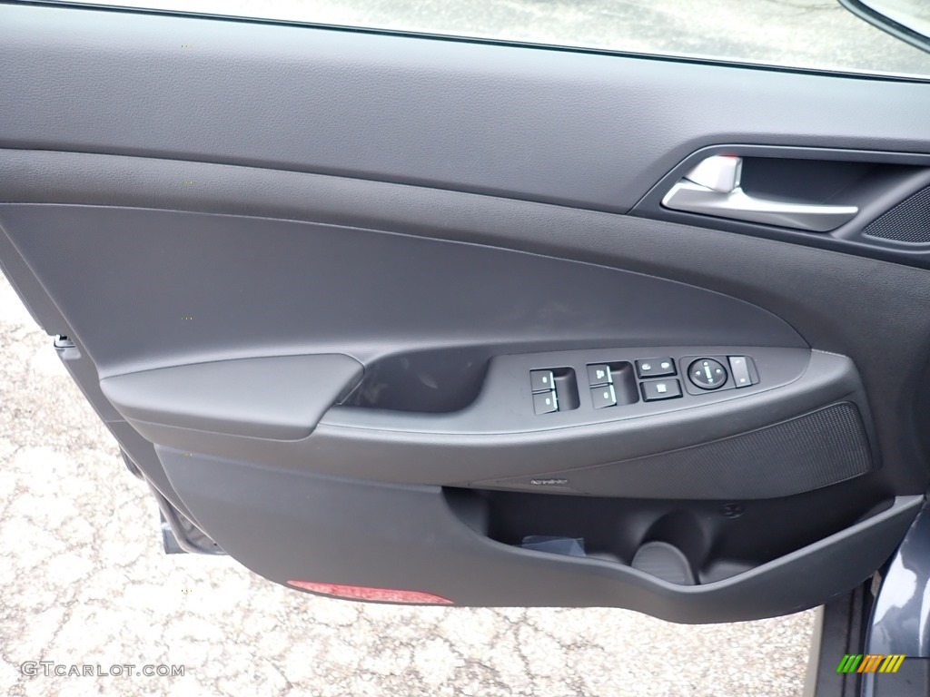 2020 Hyundai Tucson Ultimate AWD Black Door Panel Photo #137035959