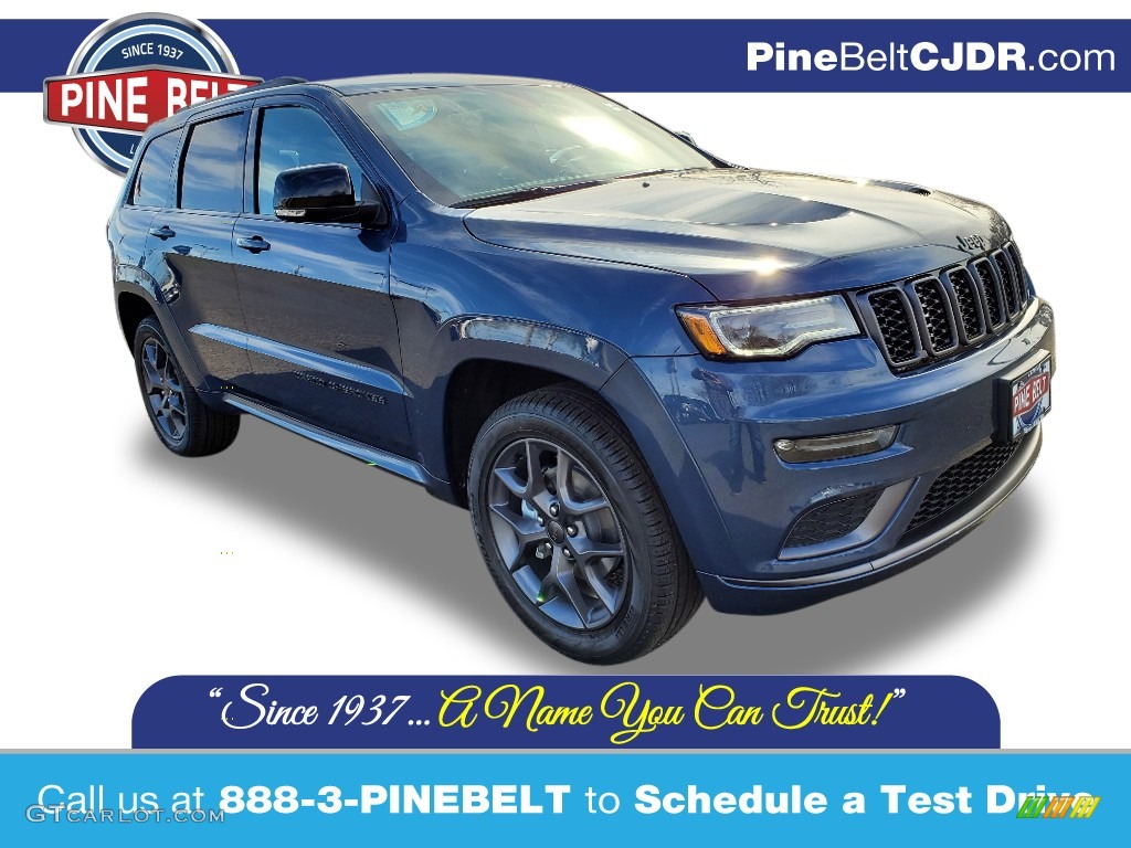 2020 Grand Cherokee Limited 4x4 - Slate Blue Pearl / Black photo #1