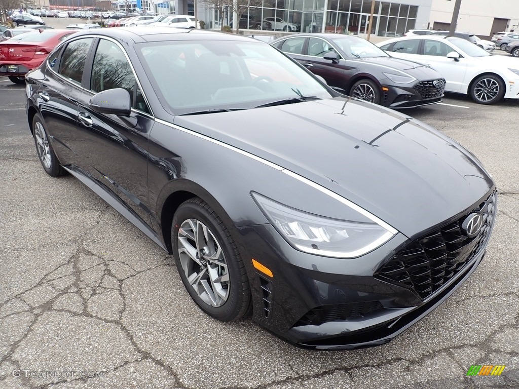 Portofino Gray 2020 Hyundai Sonata SEL Exterior Photo #137036508