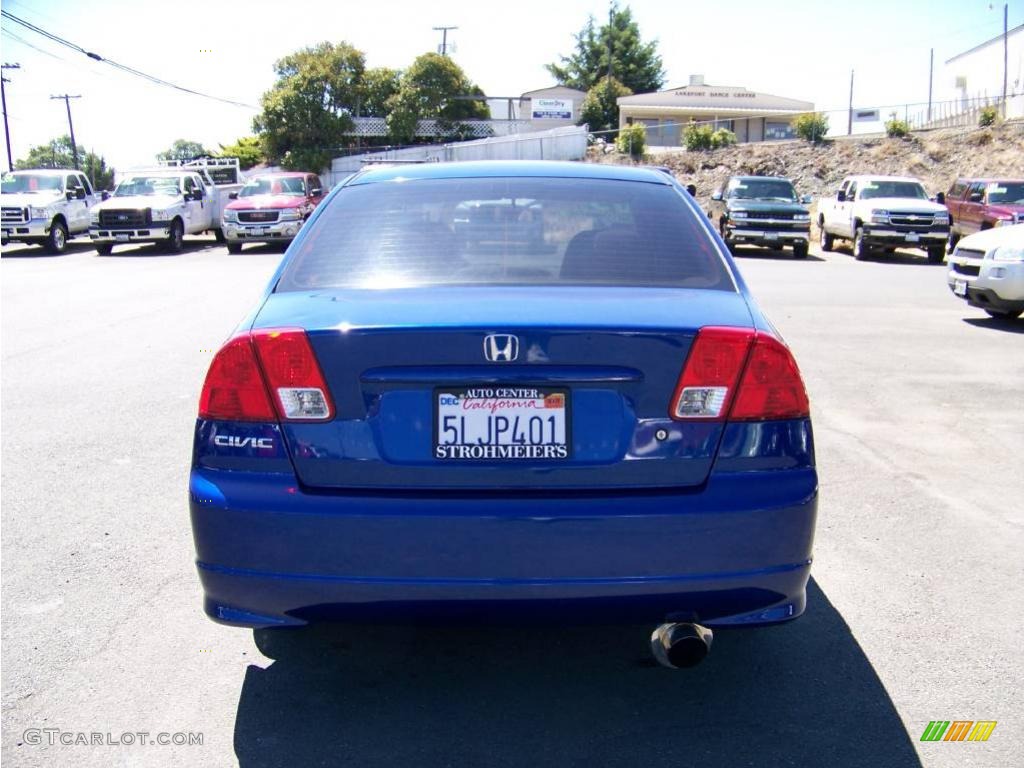 2005 Civic Value Package Sedan - Fiji Blue Pearl / Ivory photo #4
