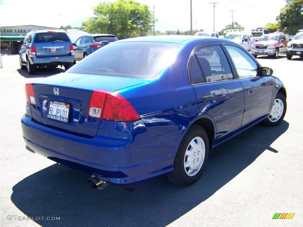 2005 Civic Value Package Sedan - Fiji Blue Pearl / Ivory photo #5