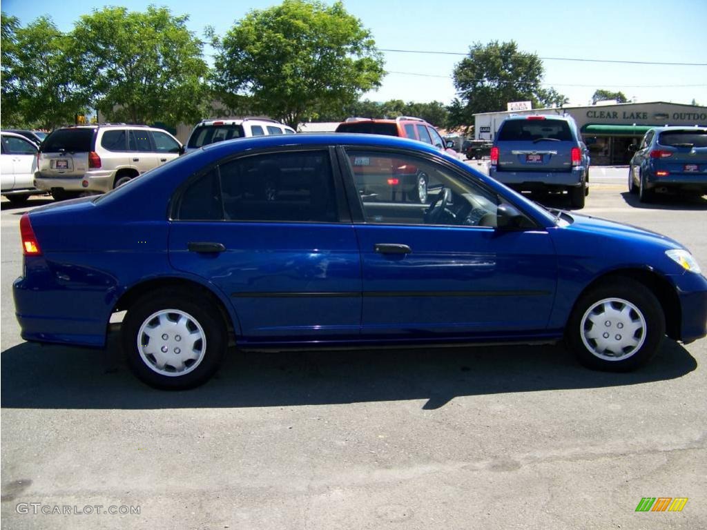 2005 Civic Value Package Sedan - Fiji Blue Pearl / Ivory photo #6