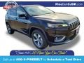 2020 Diamond Black Crystal Pearl Jeep Cherokee Limited 4x4  photo #1