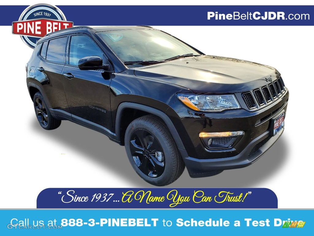 2020 Compass Altitude 4x4 - Diamond Black Crystal Pearl / Black photo #1
