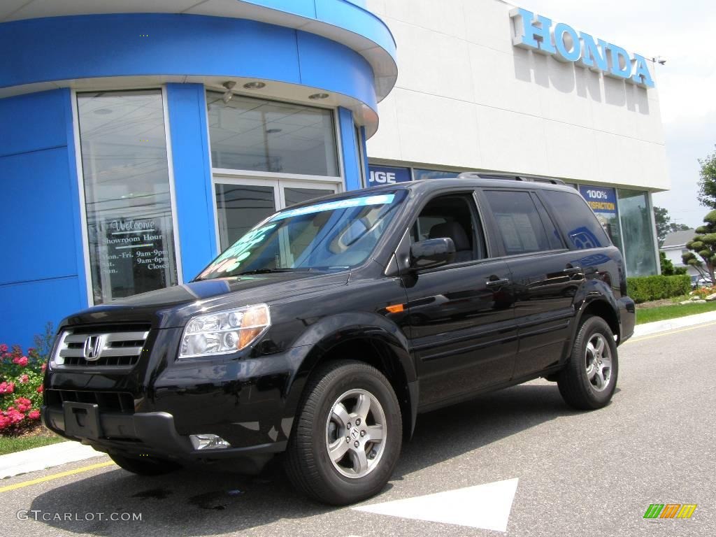 2007 Pilot EX 4WD - Formal Black / Gray photo #1