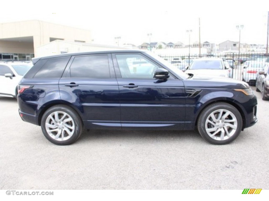 2020 Range Rover Sport HSE Dynamic - Portofino Blue Metallic / Eclipse/Ebony photo #6