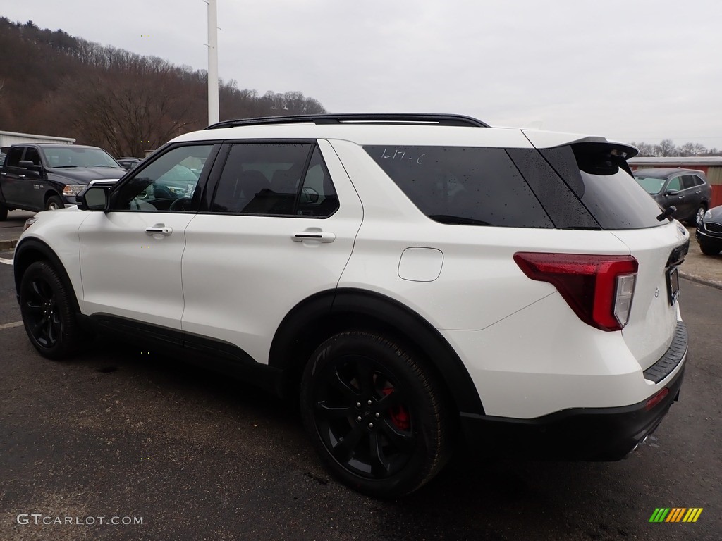 2020 Explorer ST 4WD - Star White Metallic Tri-Coat / Ebony photo #5