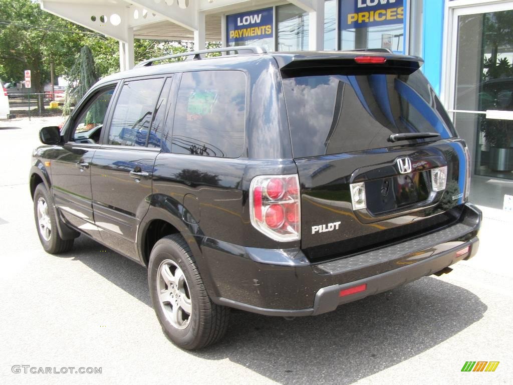 2007 Pilot EX 4WD - Formal Black / Gray photo #4