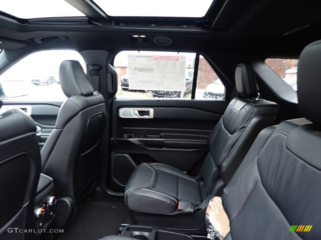 Ebony Interior 2020 Ford Explorer ST 4WD Photo #137039796