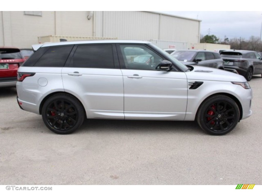 2020 Range Rover Sport HSE Dynamic - Indus Silver Metallic / Ebony/Ebony photo #6