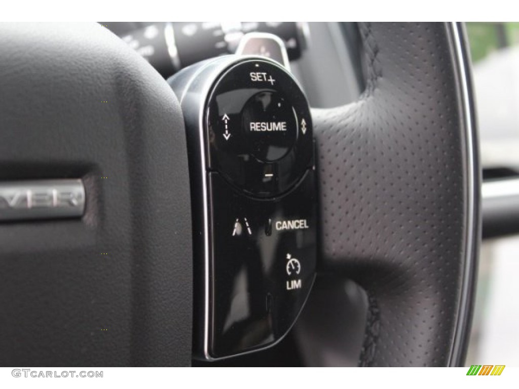 2020 Land Rover Range Rover Sport HSE Dynamic Ebony/Ebony Steering Wheel Photo #137040141