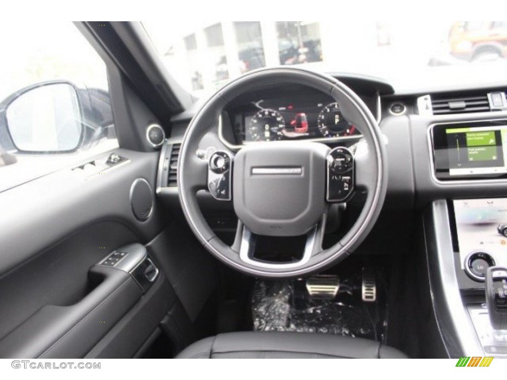 2020 Range Rover Sport HSE Dynamic - Indus Silver Metallic / Ebony/Ebony photo #23