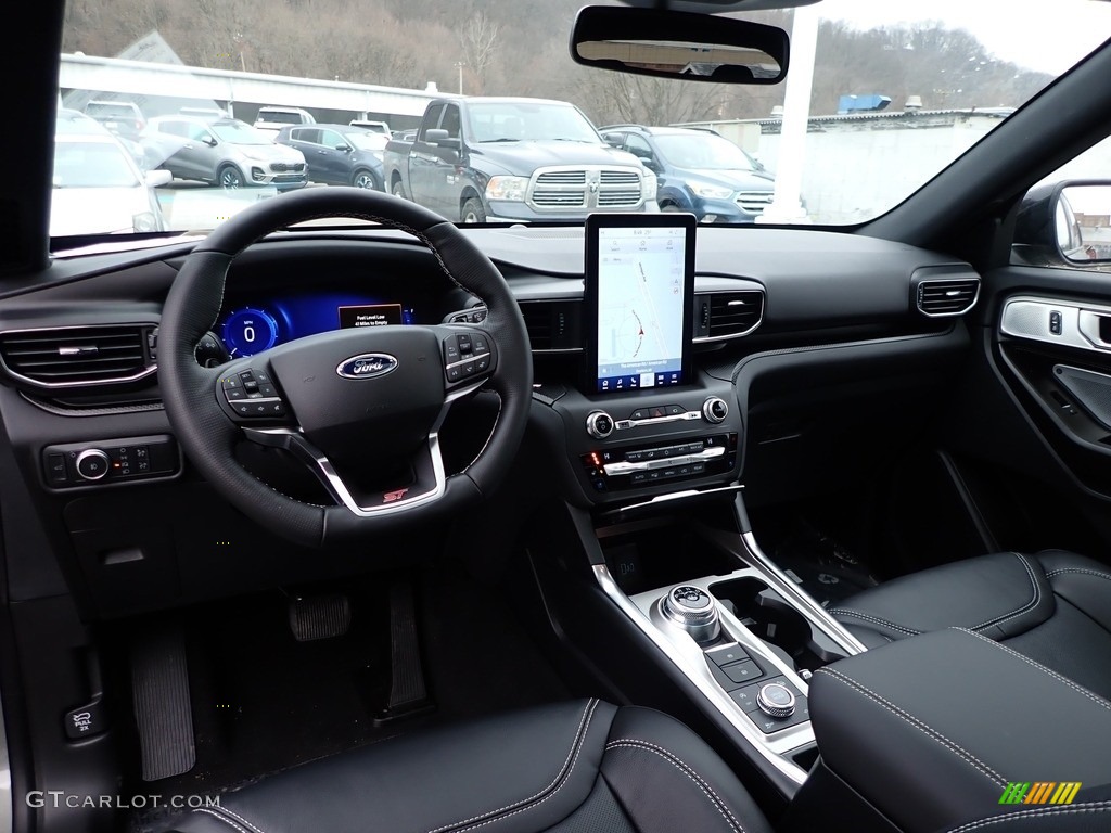 Ebony Interior 2020 Ford Explorer ST 4WD Photo #137040429