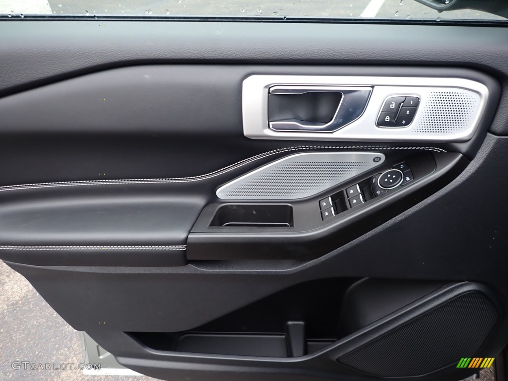 2020 Ford Explorer ST 4WD Ebony Door Panel Photo #137040453