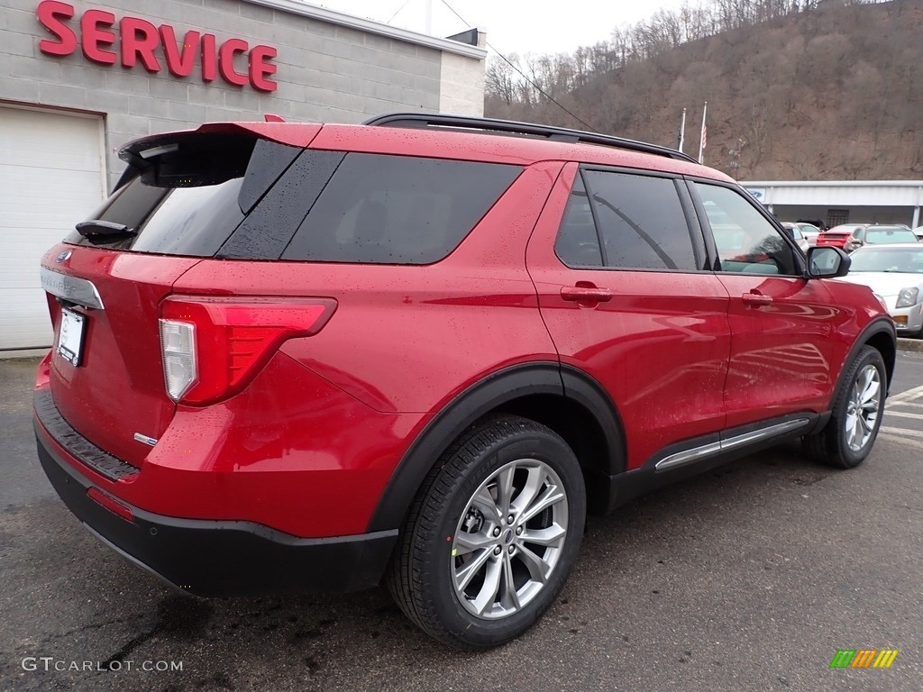 2020 Explorer XLT 4WD - Rapid Red Metallic / Sandstone photo #2