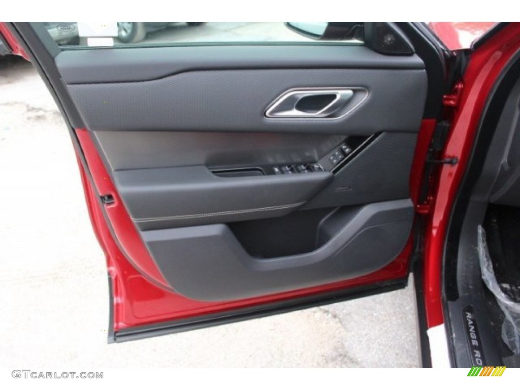 2020 Land Rover Range Rover Velar S Ebony/Ebony Door Panel Photo #137042421