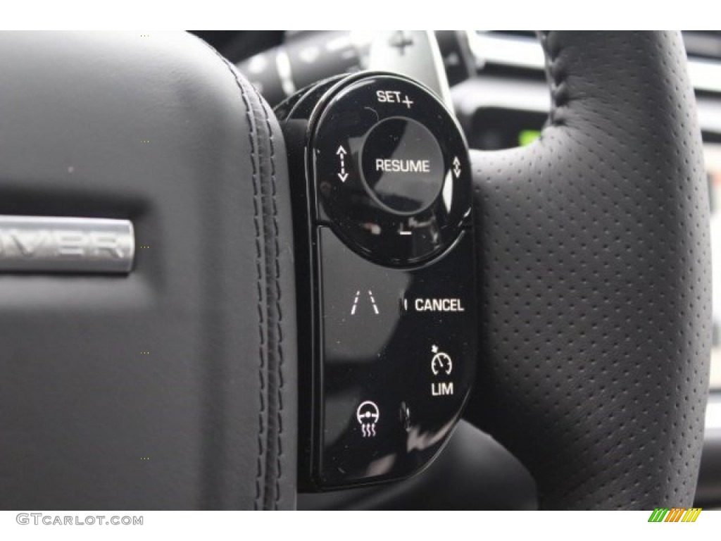 2020 Land Rover Range Rover Velar SVAutobiography Dynamic Ebony/Ebony Steering Wheel Photo #137043051