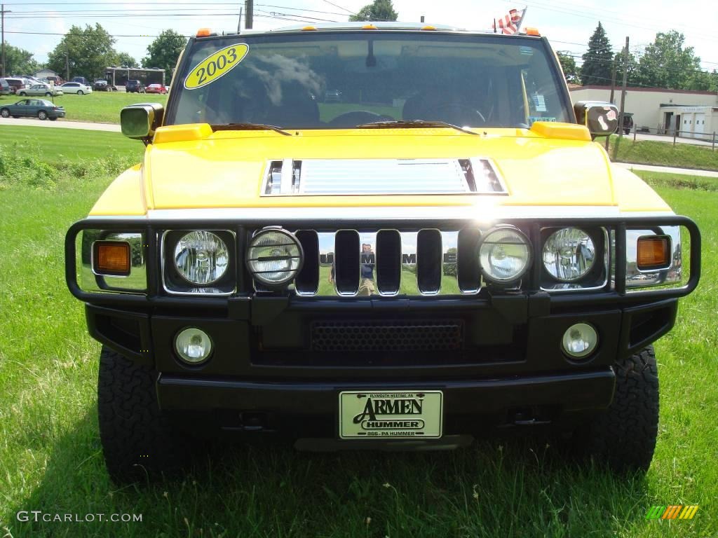 2003 H2 SUV - Yellow / Wheat photo #3