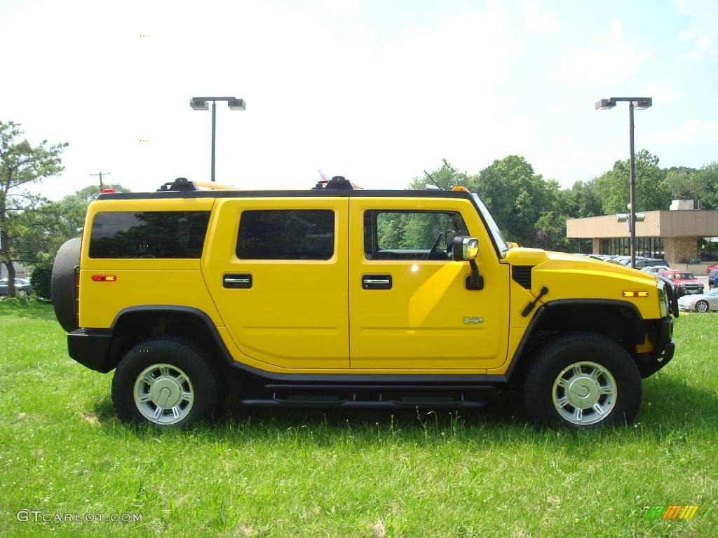 2003 H2 SUV - Yellow / Wheat photo #6