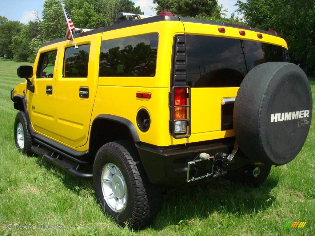 2003 H2 SUV - Yellow / Wheat photo #9