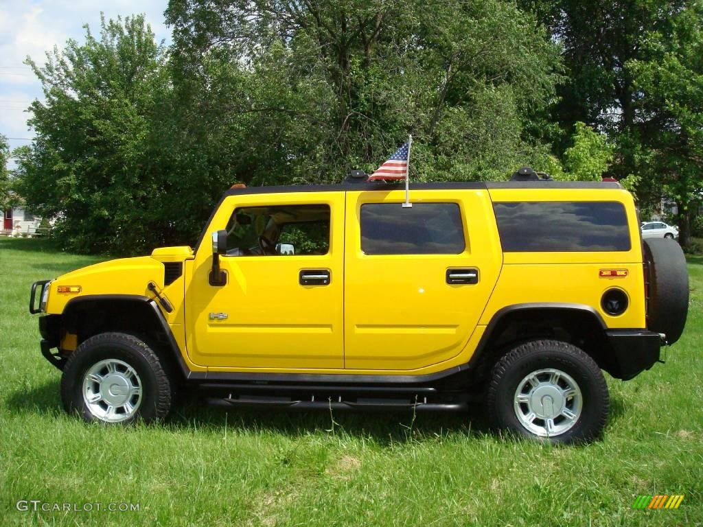 2003 H2 SUV - Yellow / Wheat photo #10