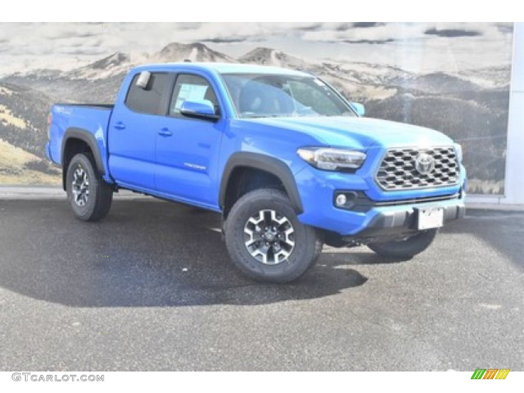 2020 Tacoma TRD Off Road Double Cab 4x4 - Voodoo Blue / Cement photo #1