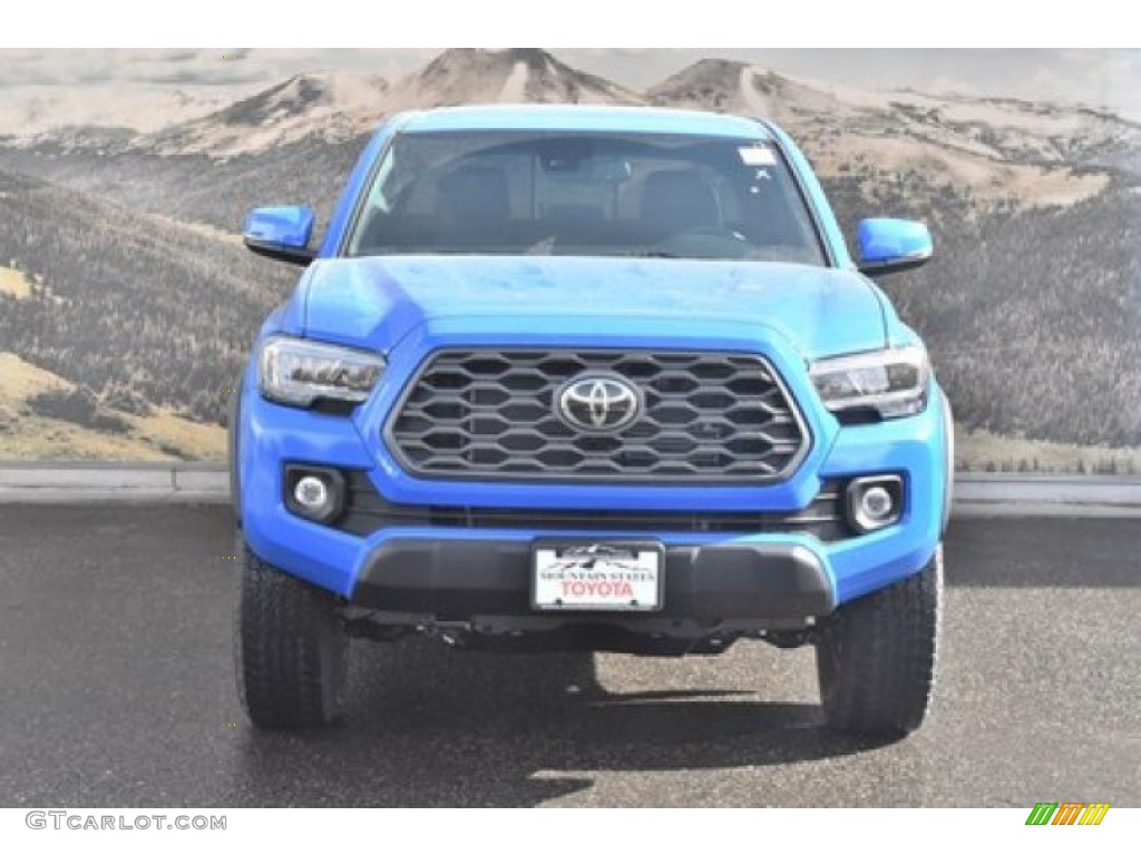 2020 Tacoma TRD Off Road Double Cab 4x4 - Voodoo Blue / Cement photo #2