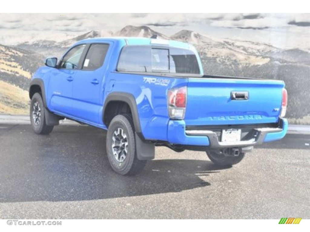 2020 Tacoma TRD Off Road Double Cab 4x4 - Voodoo Blue / Cement photo #3