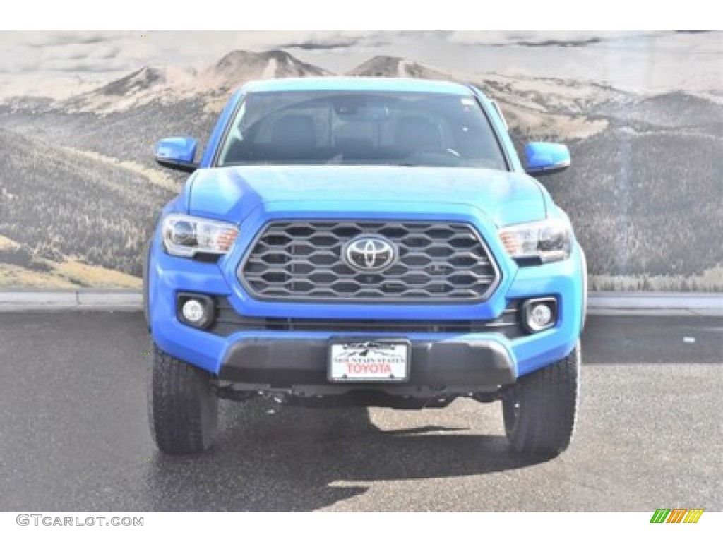 2020 Tacoma TRD Off Road Double Cab 4x4 - Voodoo Blue / Black photo #2