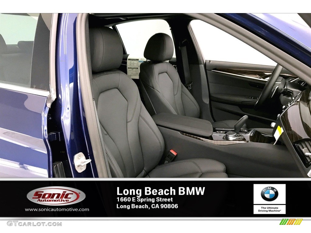 2020 5 Series 530i Sedan - Mediterranean Blue Metallic / Black photo #7