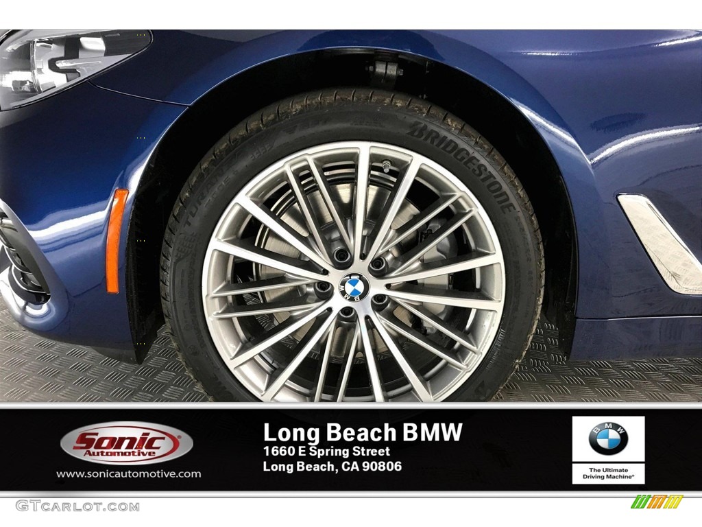 2020 5 Series 530i Sedan - Mediterranean Blue Metallic / Black photo #9