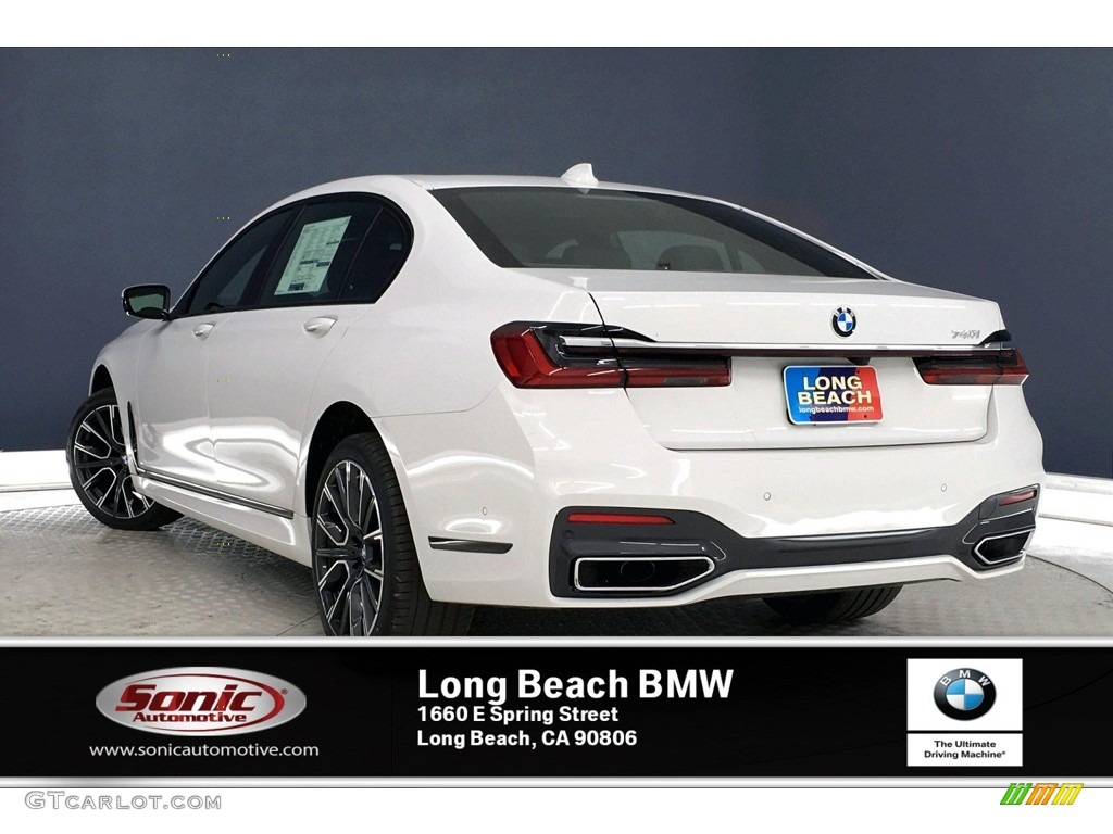 2020 7 Series 740i Sedan - Alpine White / Black photo #2