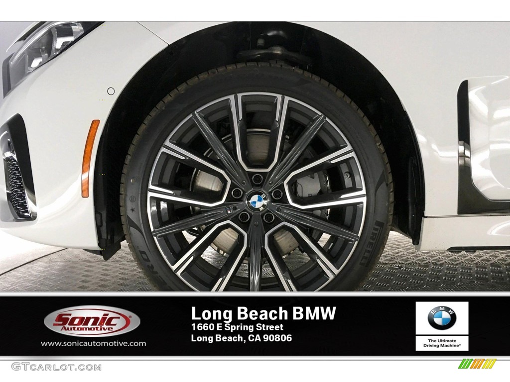 2020 7 Series 740i Sedan - Alpine White / Black photo #9