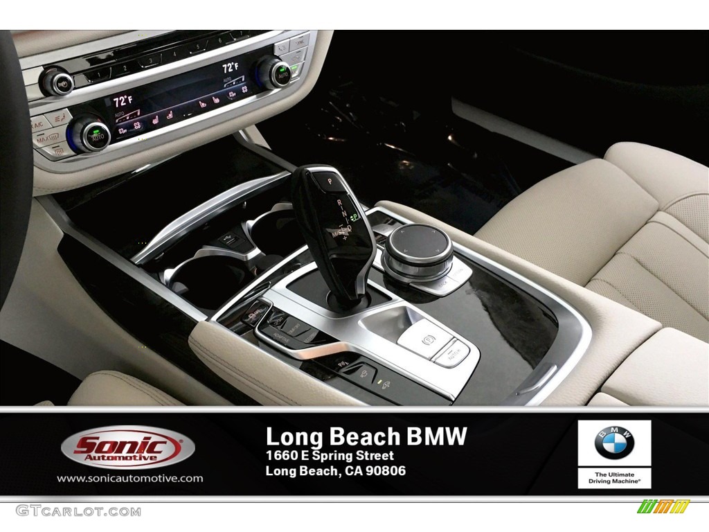 2020 7 Series 740i Sedan - Imperial Blue Metallic / Ivory White/Black photo #6