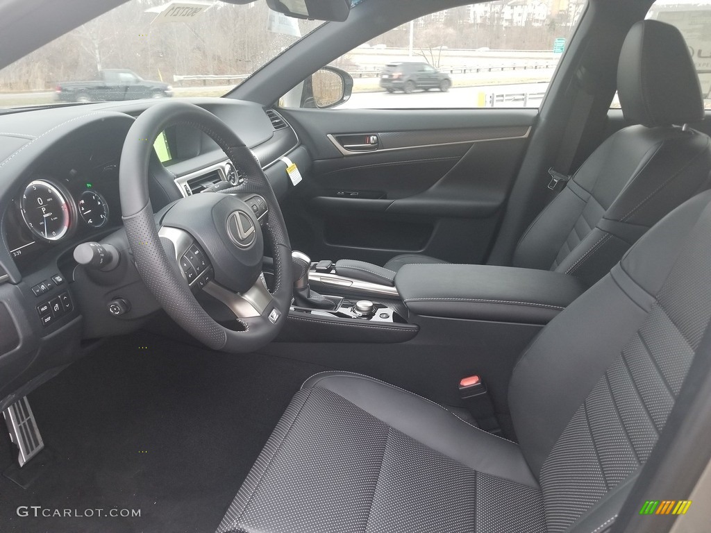 Black Interior 2020 Lexus GS 350 AWD Photo #137046423