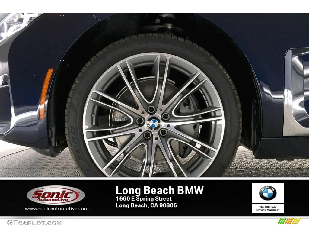 2020 7 Series 740i Sedan - Imperial Blue Metallic / Ivory White/Black photo #9