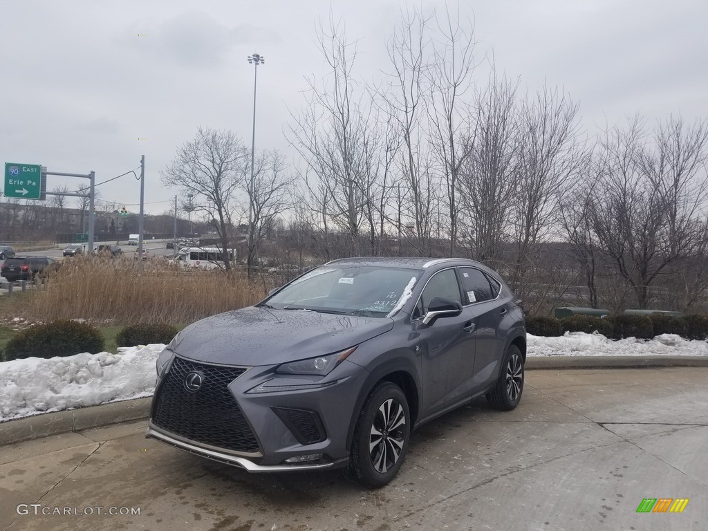 Nebula Gray Pearl 2020 Lexus NX 300 F Sport AWD Exterior Photo #137046525